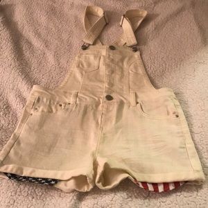 All American overall shorts